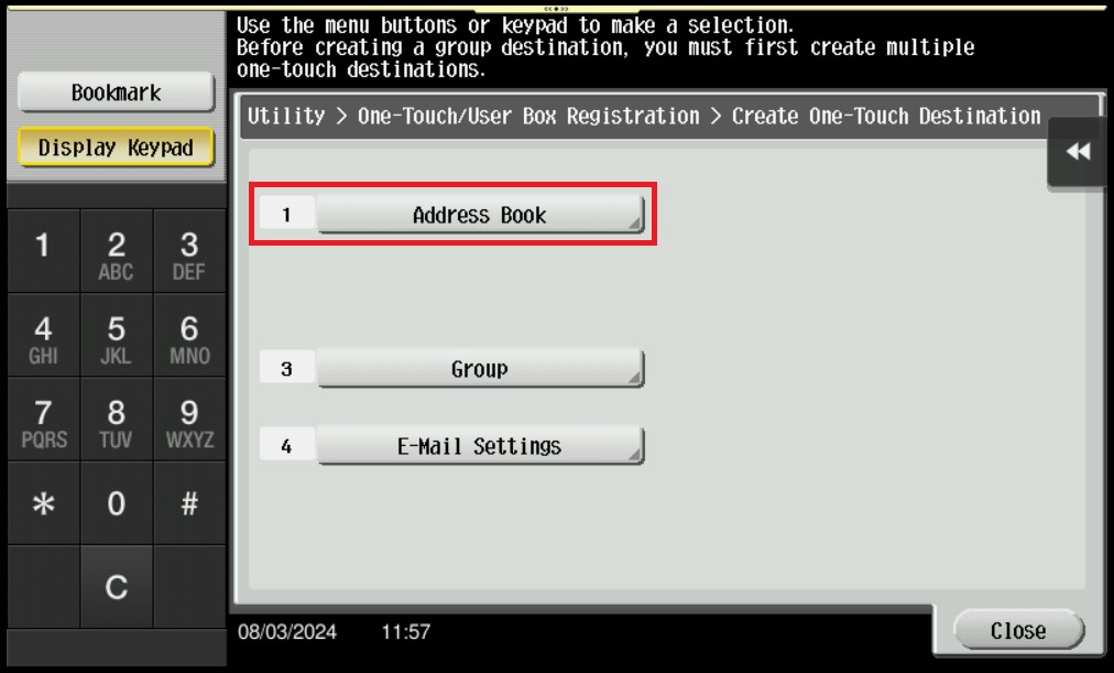 How to add a new and delete email address from address book on